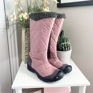 Keen Burlington High Boots in pink - Snow winter woman’s boot tall